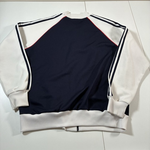 Vintage 80s Adidas USA Olympic Track Jacket Large Colorblock Embroidered 90s - Picture 5 of 10